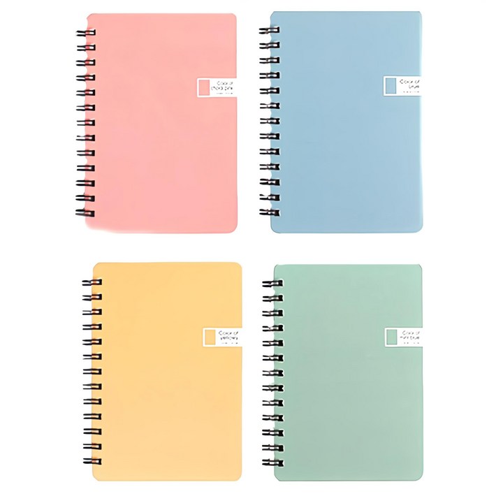 톡톡팬시 CMYK 컬러 스프링 유선노트