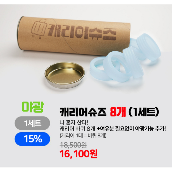 정직한이웃 캐스터슈즈 여행용캐리어 바퀴커버 케이스덮개 소음방지 충격방지 고급실리콘 캐리어슈즈 캐리어바퀴커버