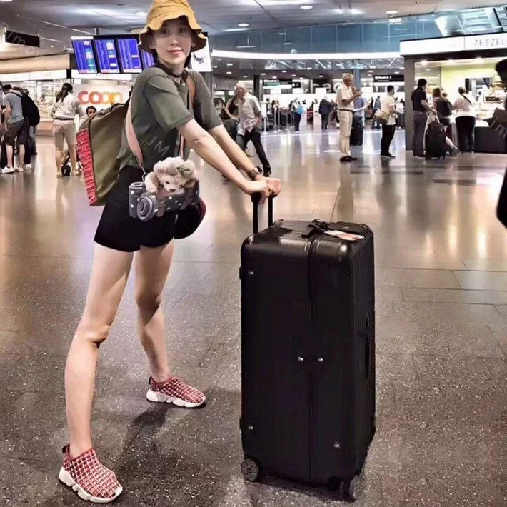 특대형 캐리어 100인치 유학캐리어 수화물 블랙 강화형 100인치 초대형