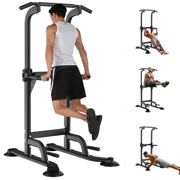 가정용 다용도 철봉 운동기구 업그레이드 등받이 강화 기구, 블랙