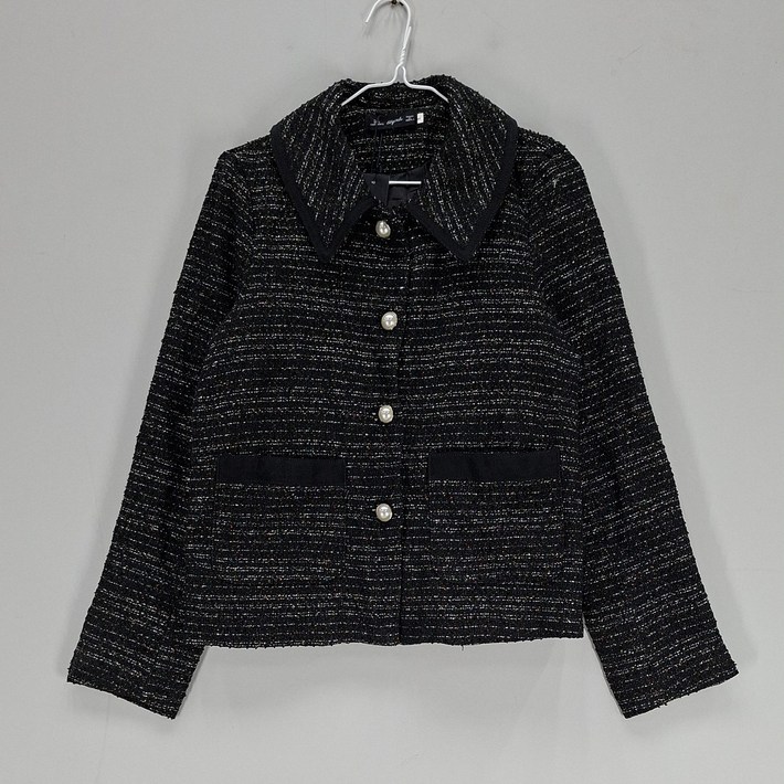 [재고상품] 육육걸즈 여100 재킷 가을겨울 블랙 02191