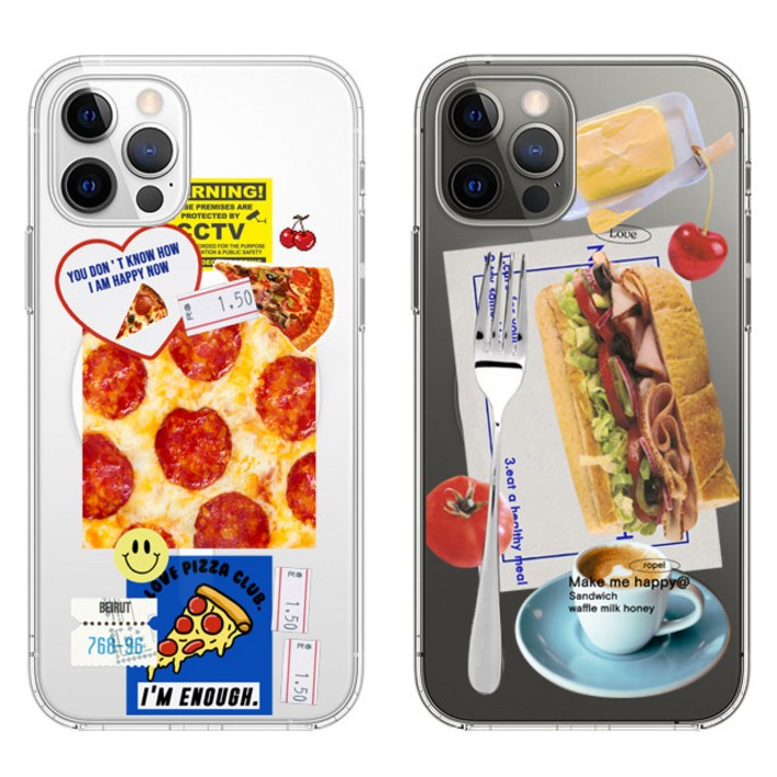 갤럭시S24 시리즈 에그 밀크 투명 맥세이프 케이스