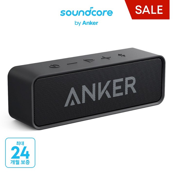 앤커 사운드코어 블루투스 무선 스피커, A3102, 블랙