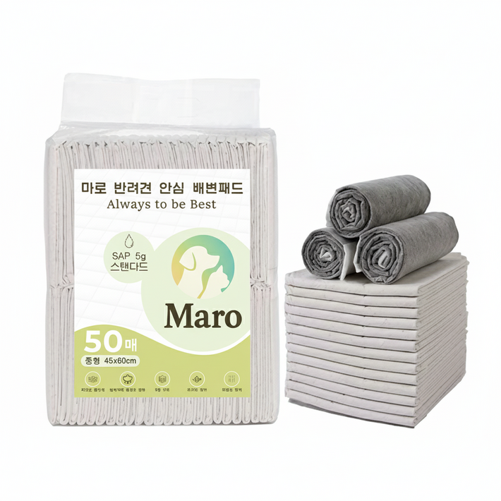 마로 반려견 안심 배변패드, 1개, 50개입