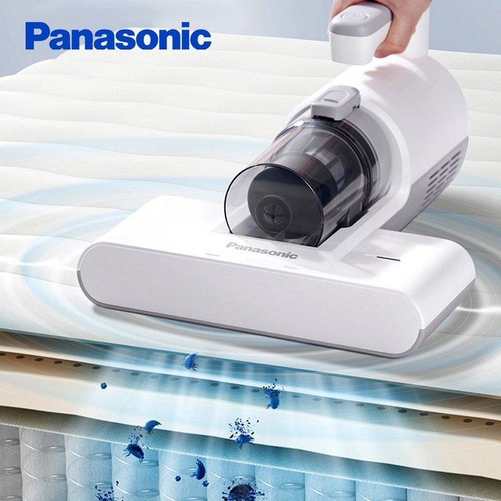 파나소닉 13000pa UV살균 침구청소기 이불 매트리스 침대 쇼파 패브릭 카페트 진드기 제거 청소기, 화이트