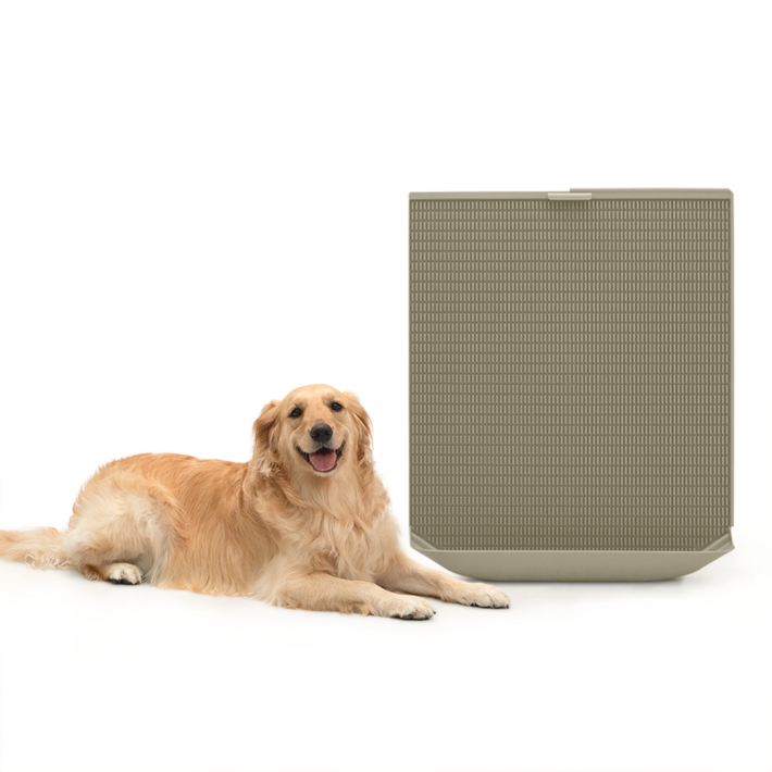 독톡 강아지 배변판 패드필요없음, 카키그레이, 1개