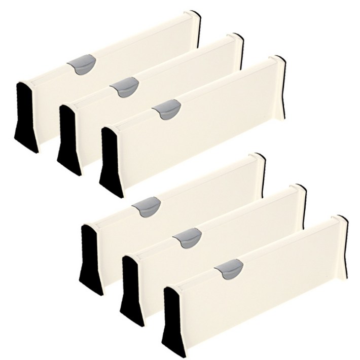 플랜와이 서랍 파티션 칸막이 와이드 대형, 와이드대형, 6개