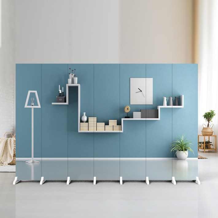 이동식 접이식 패브릭 가림막 셀프가벽 파티션 사무용 주방 거실 공간분리