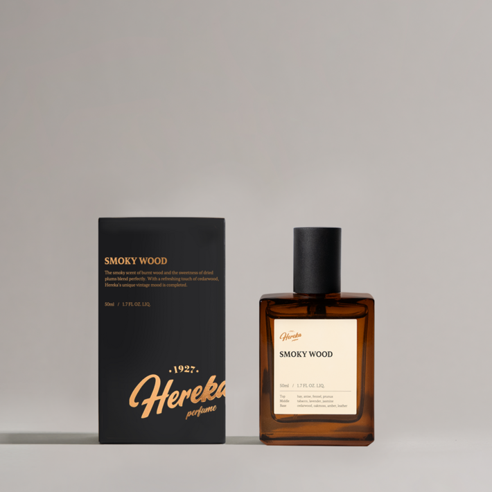 헤레카 스모키우드 퍼퓸, 우디향 남자향수 스모키우드향 50ml
