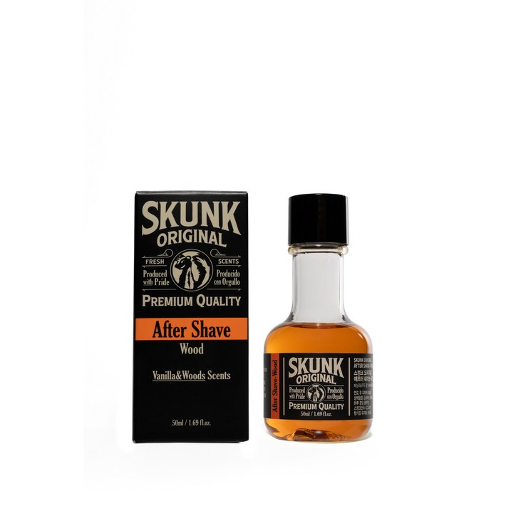 [한국본사정품]스컹크오리지날 에프터쉐이브 바닐라우드향 남성쉐이빙 면도 보습스킨