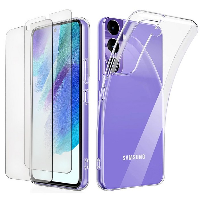 투명젤리 핸드폰케이스  액정보호필름2p 세트