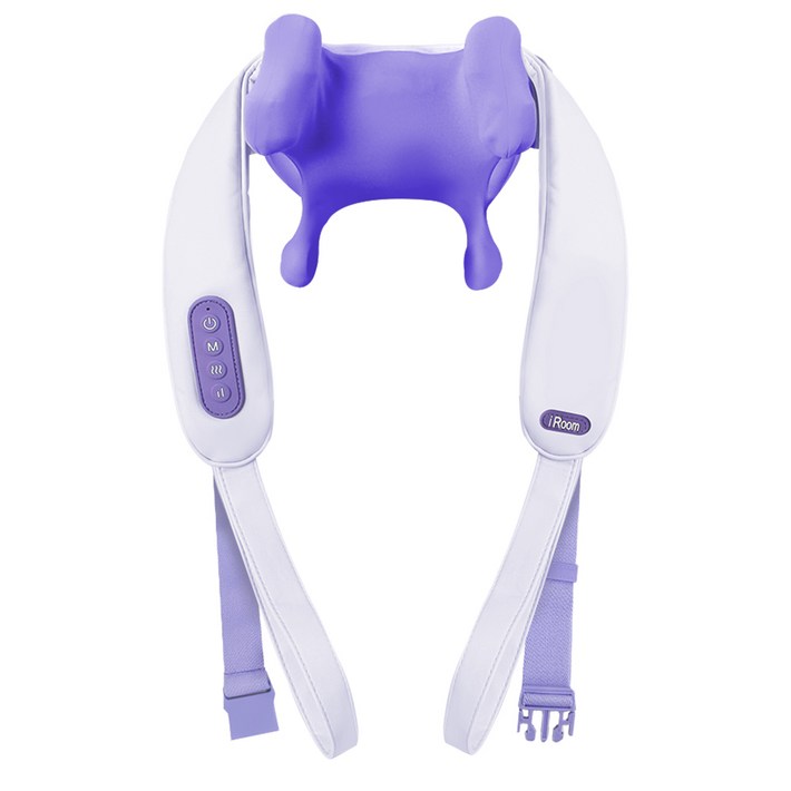 프리미엄 4D 목 어깨 마사지기 온열 지압 무선 안마기