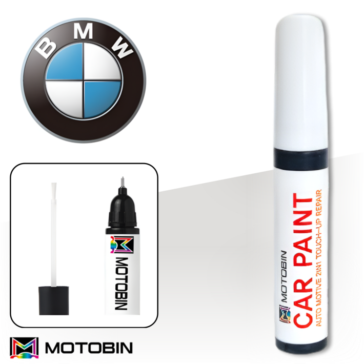 BMW 페인트 붓펜 자동차 도색 차량용 카 기스 5시리즈 3시리즈 7시리즈 X1 X2 X3 X4 X5 X6 X7 MOTOBIN, 300 알파인화이트, 1개