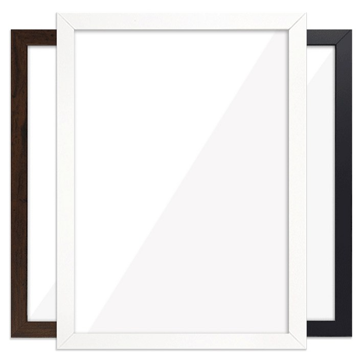 우드 액자 A1 A2 A3 A4 18mm 나무 프레임 벽걸이 타입