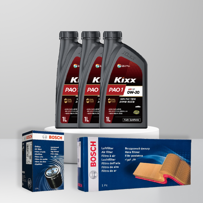 더 뉴 렉스턴 스포츠 Q250 2.2 디젤 엔진오일세트 킥스 파오1 0W30 PAO1