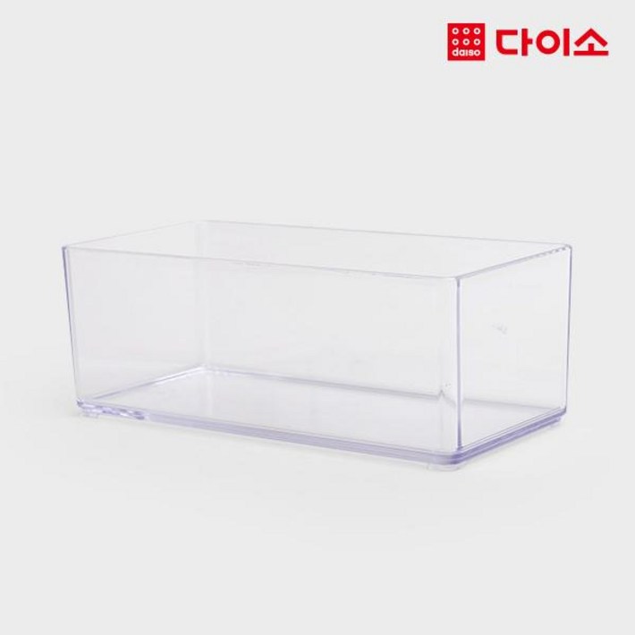 다이소투명 클리어 정리함16.4×8.2×6.2cm1035254 다이소투명 클리어 정리함16.4×8.2×6.2cm1035254