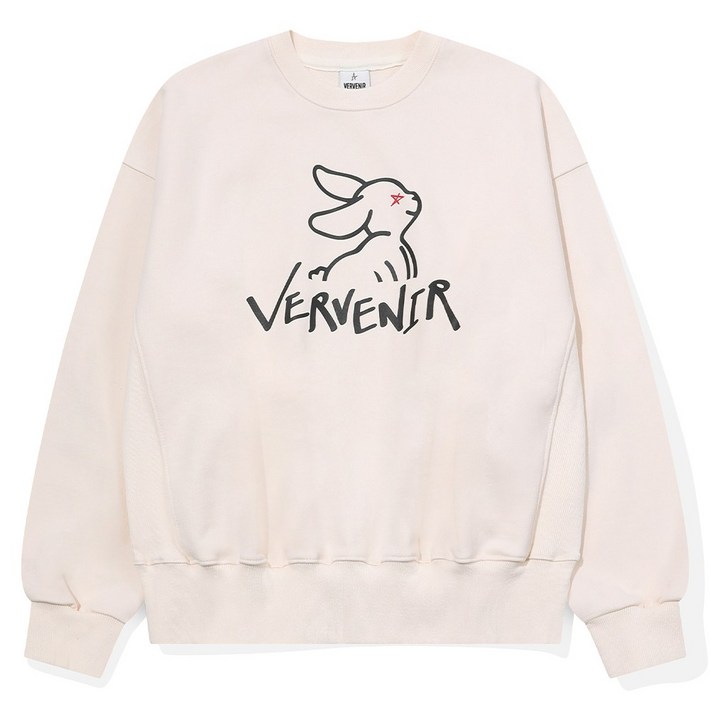 스타일리스트픽 워셔블 베이직 남녀공용 면 라운드넥 오버핏 맨투맨