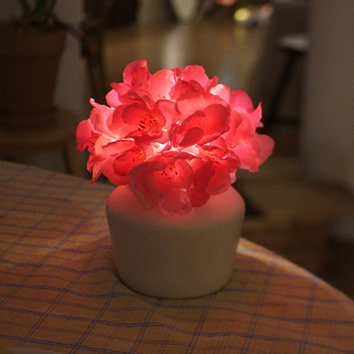 무드등 LED 릴리 벚꽃 무드등 조명 꽃 선물