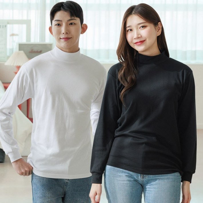 예스플러스 국내산 반목 폴라 면티 2P 예스플러스 국내산 반목 폴라 면티 2P
