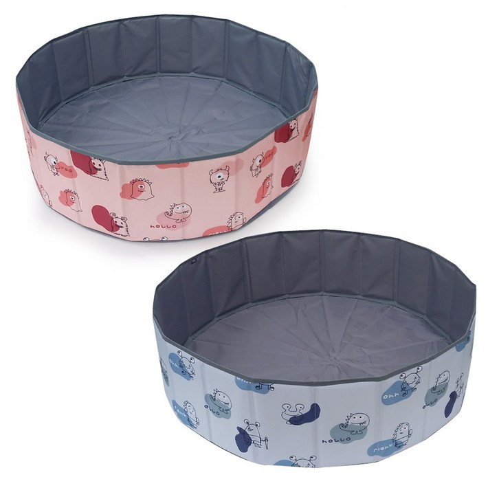 베이비캠프접이식 멀티 아기 볼풀장, 핑크, 1개