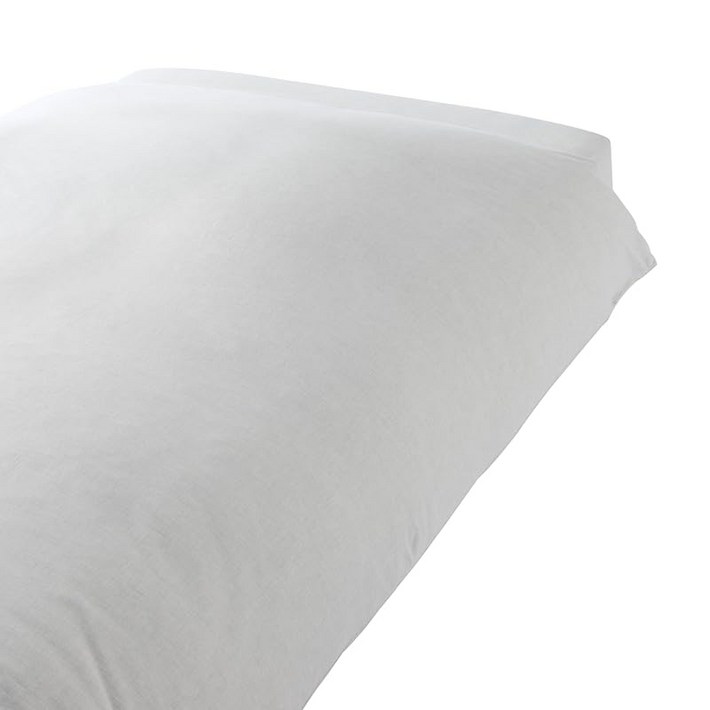 무인양품 면 플란넬 덮는 이불 커버 S 라이트 그레이 84273506