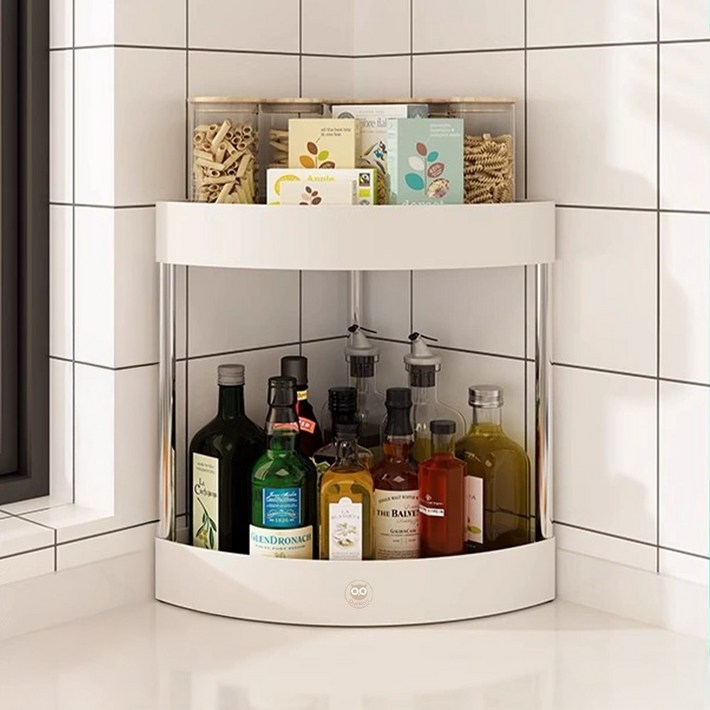 아워후 2단 주방 코너 선반 수납 정리대