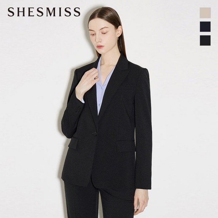 쉬즈미스 피크드 라펠 셋업 재킷 SWSJKN11010 쉬즈미스 피크드 라펠 셋업 재킷 SWSJKN11010
