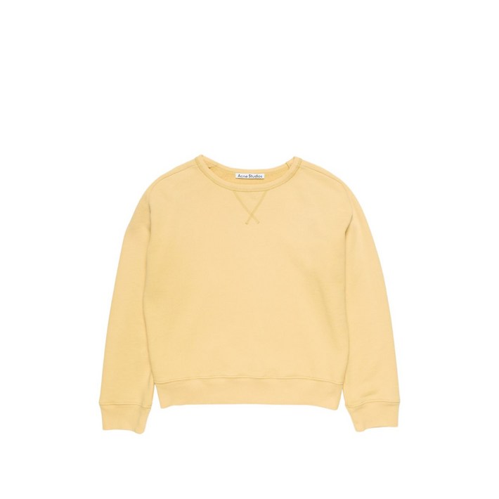 아크네 스튜디오 백 로고 크루 넥 스웨트셔츠