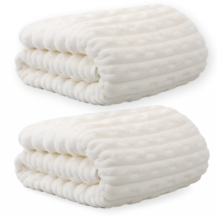 모노그로우 전신커버 도톰한 비치타올, 2개, 아이보리