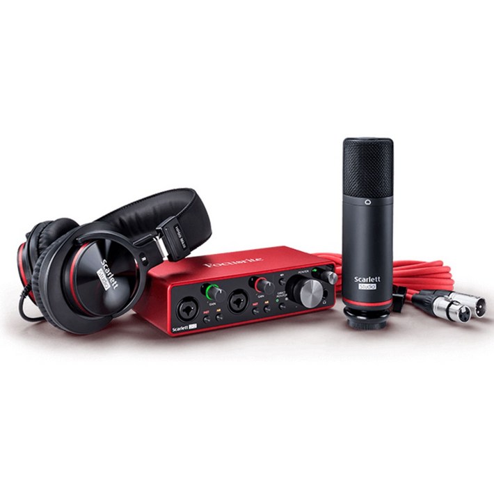정식수입품 포커스라이트 Scarlett 2i2 Studio 3rd Gen 스칼렛 3세대 스튜디오 패키지쿠폰지급