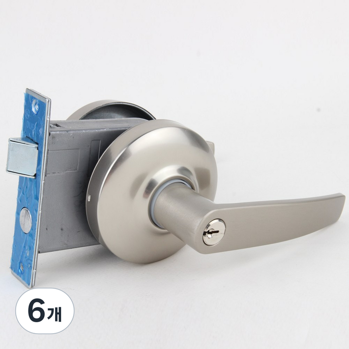 현관문 방화문 손잡이 레버 열쇠형, 6개