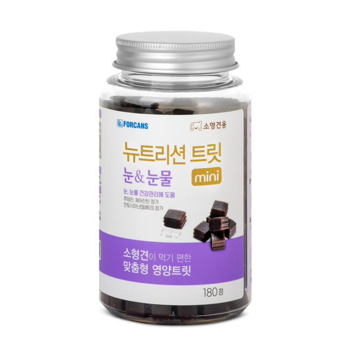 포켄스 강아지 뉴트리션 트릿 미니 영양제, 180정, 눈물개선눈건강, 1개 포켄스 강아지 뉴트리션 트릿 미니 영양제, 180정, 눈물개선눈건강, 1개