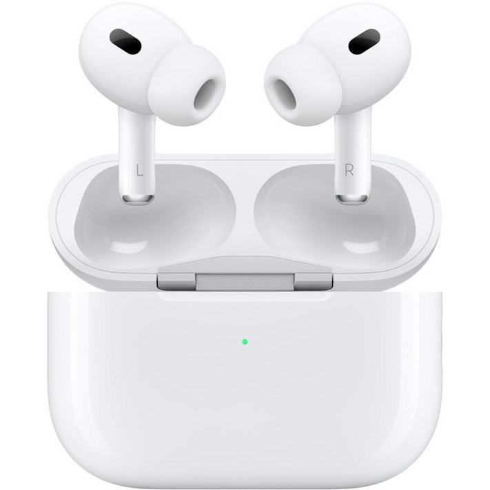Apple 2023 에어팟 프로 2세대 USBC 블루투스 이어폰, 화이트, MTJV3KHA