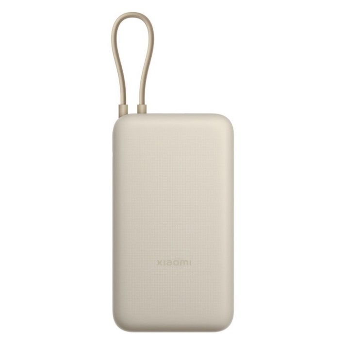 샤오미 33W 파워뱅크 일체형 케이블 보조배터리 20000mAh, PB2030MI, PB2030MI라이트브라운 샤오미 33W 파워뱅크 일체형 케이블 보조배터리 20000mAh, PB2030MI, PB2030MI라이트브라운