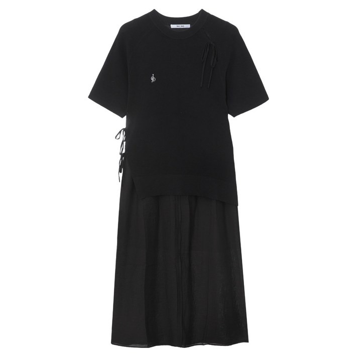 쥬시쥬디 리본 니트 투인원 원피스 JZOP324F