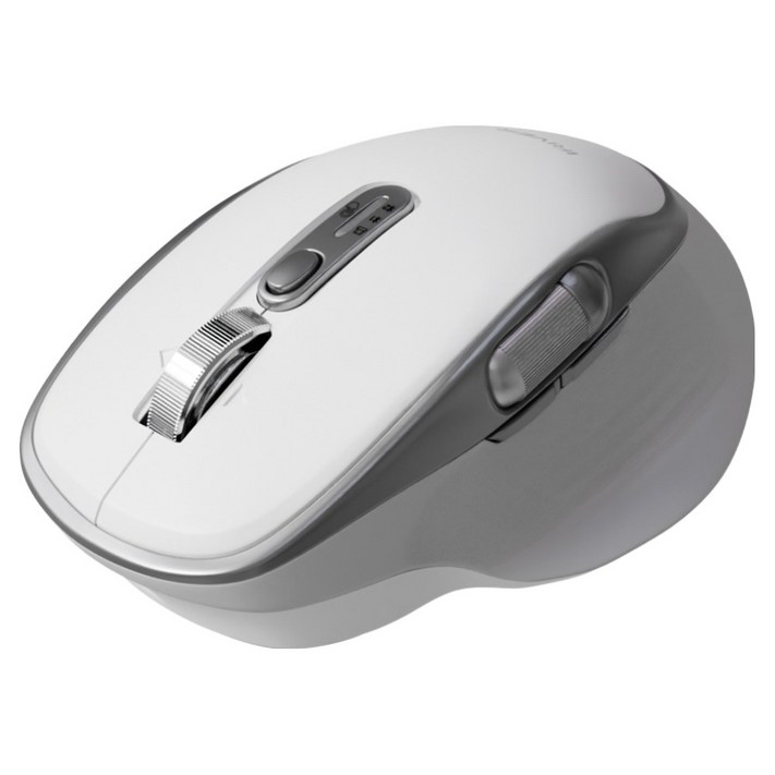 아이리버 스마트스크롤 무한휠 멀티페어링 블루투스 무소음 세미 버티컬 무선 마우스, GT300, White