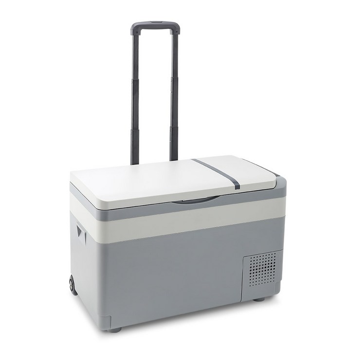 제크롤 캠핑용 차량겸용 냉동 냉온장고 캐리어형 30L, JK2W3000A, 그레이
