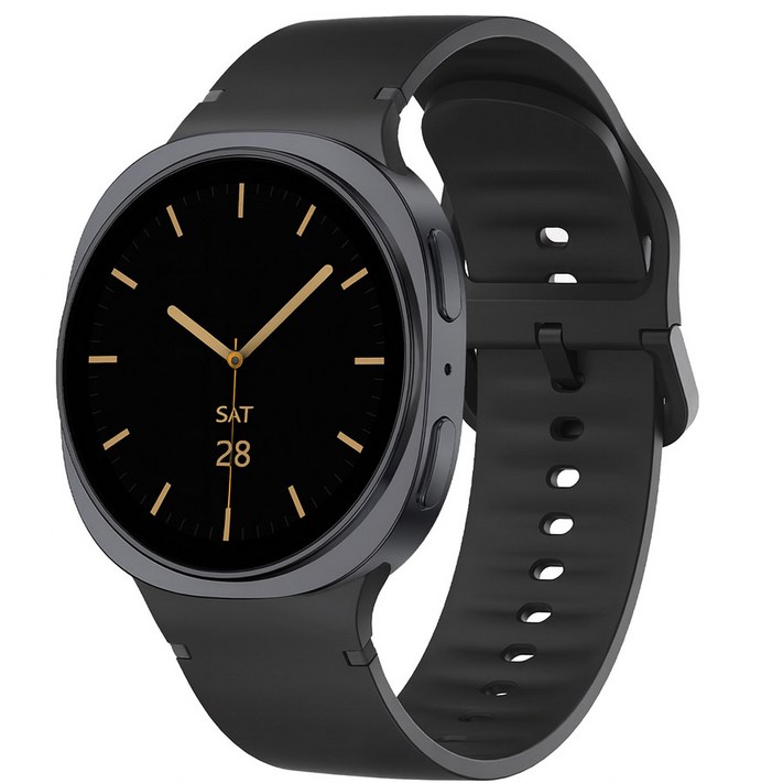 림스테일 갤럭시워치 실리스 스트랩 밴드, 블랙, 1개