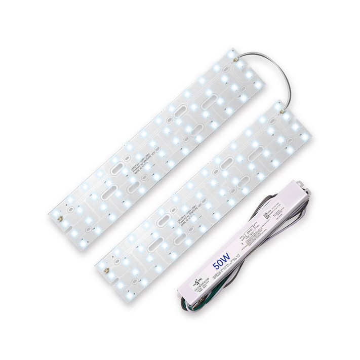 홈앤라이팅 2대1 고효율 삼성 LED모듈 6500K  안정기