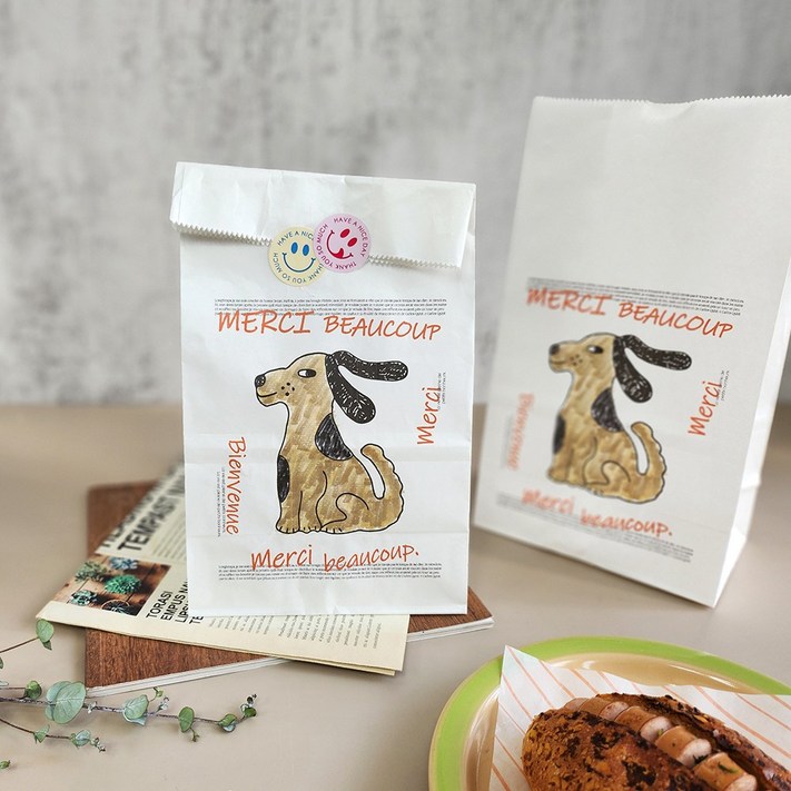 서흥이앤팩 크리스마스 디자인 예쁜 종이 각대봉투, 100개, 메르시독