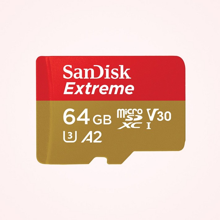 샌디스크 마이크로SD 카드 MicroSDXC Class10 Extreme UHSI U3 V30 A2