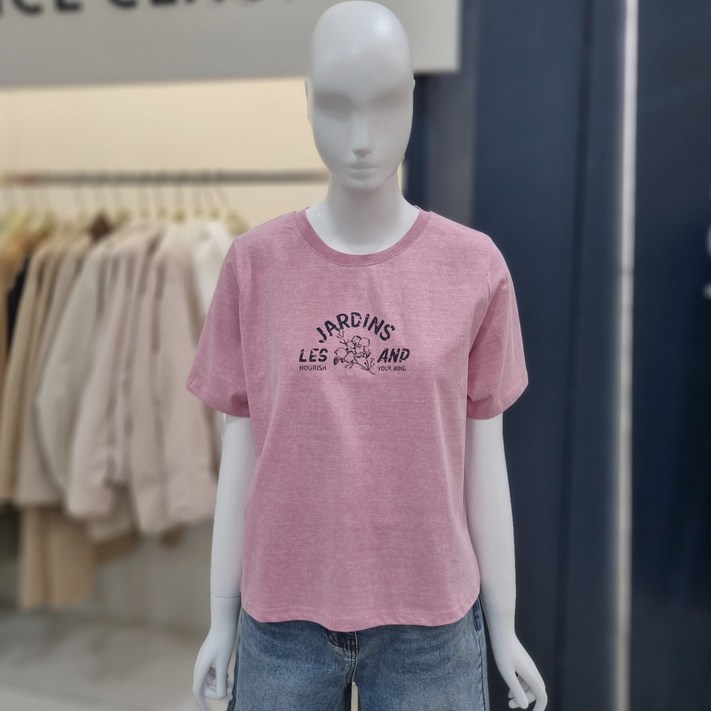 나이스클랍 프린트 반팔 티셔츠 A262PWT517DGDG