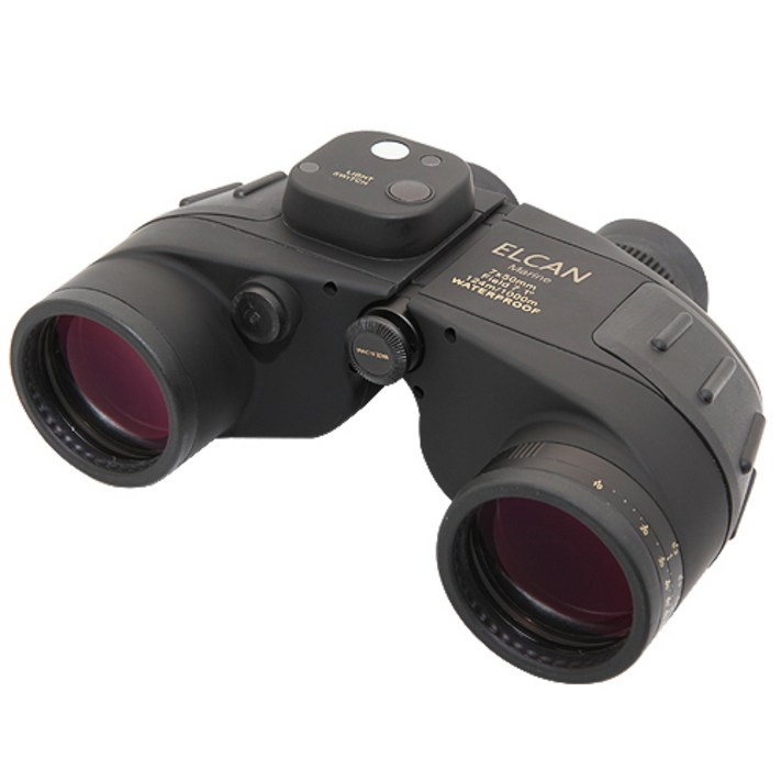 Marine 7×50 Compass Reticle 쌍안경 망원경 공식인증점 눈금자레티클와 컴퍼스나침판 내장. 7 배율 방수용  해상용 양식장 어장관리 항해용 선박선원용