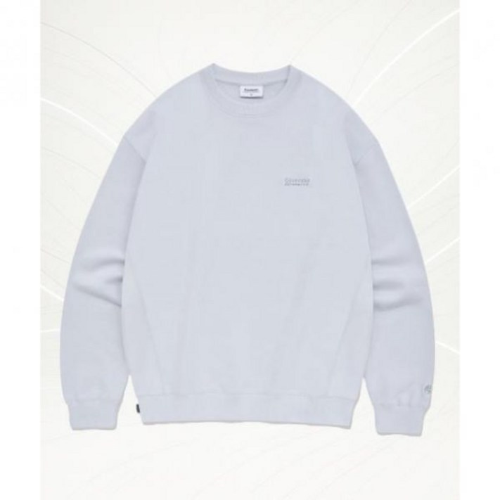 COVERNAT 커버낫 스몰 어센틱 로고 맨투맨 라이트 블루 CO2401CR0 979901