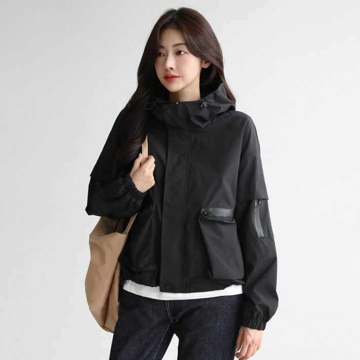 자체제작 하이넥 바람막이 점퍼 66318