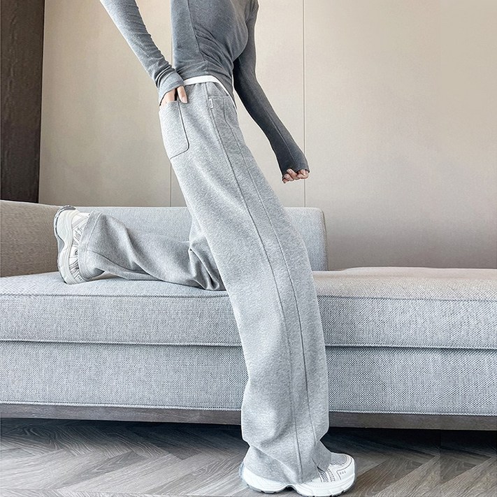 스피세프 데일리 여성 트레이닝바지 와이드팬츠