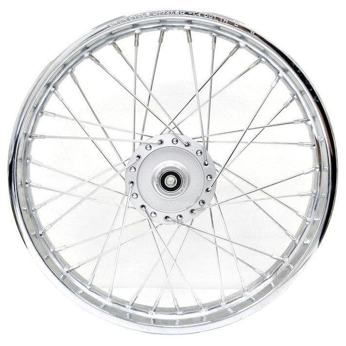 2125년 혼다 슈퍼커브110 튜닝휠 클래식 크롬 스포크휠 앞뒤 세트 튜브형