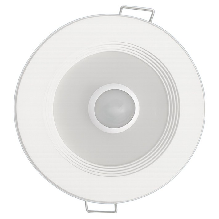 루미안 KS 국산 LED 다운라이트 센서등 타공 3인치8Cm 8W 현관등 복도등, 300개, 전구색노란색 3000k