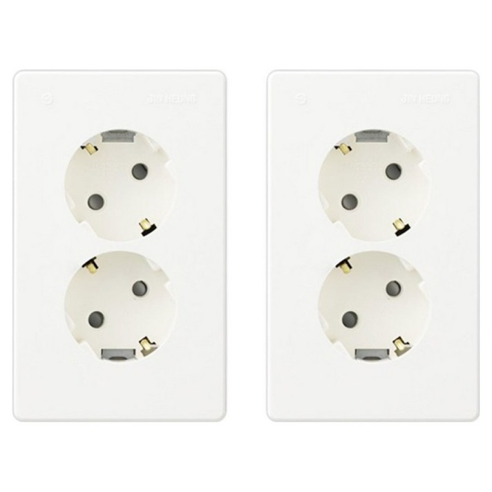 진흥전기 V시리즈 2구 콘센트, 2개