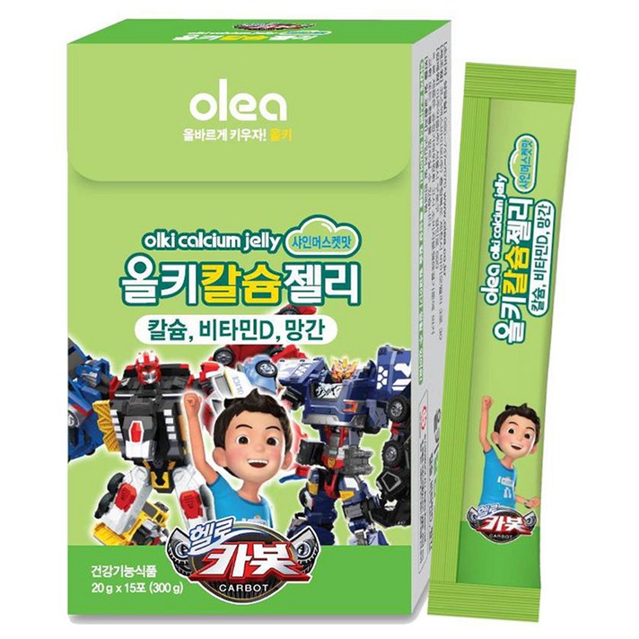 올키 칼슘젤리 샤인머스켓맛 15p, 300g, 1개